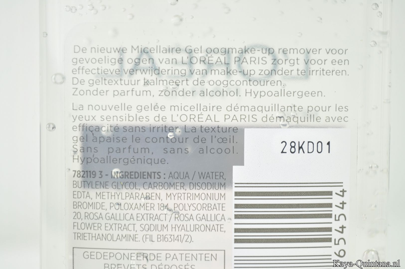 Sublime soft, micellaire oogmakeup remover van L